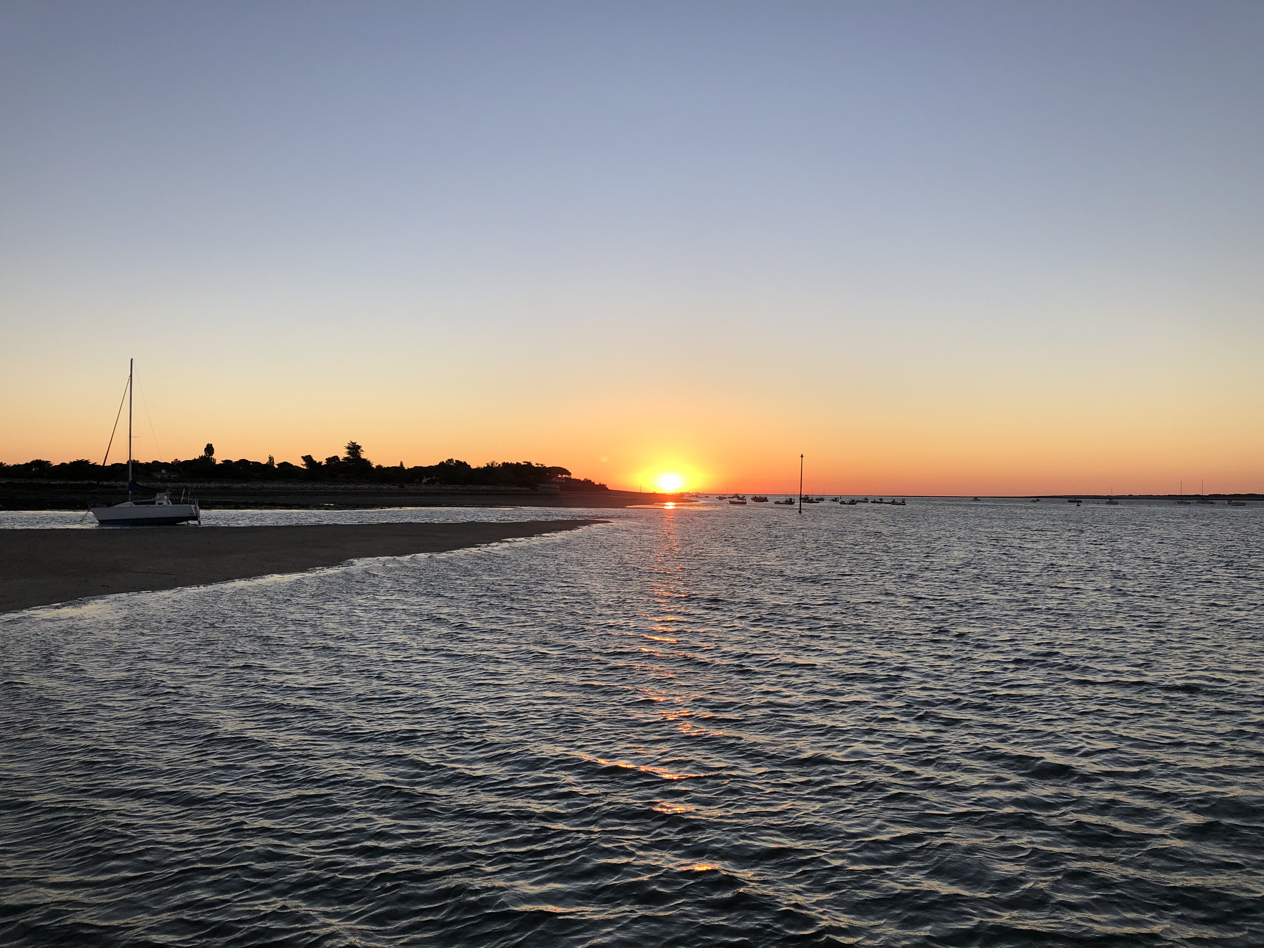 Mouillage à l'île de Ré en voilier depuis La Rochelle